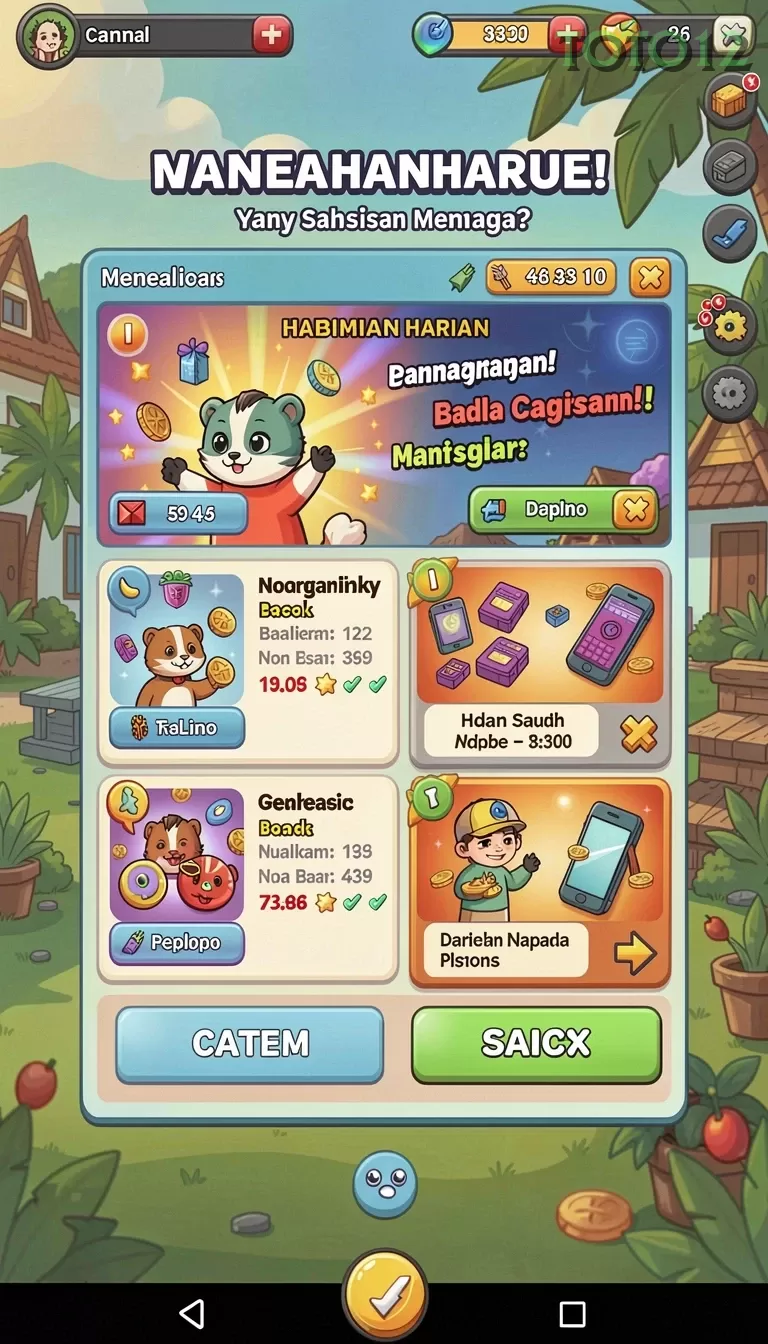 Cuplikan layar SR996 — halaman utama