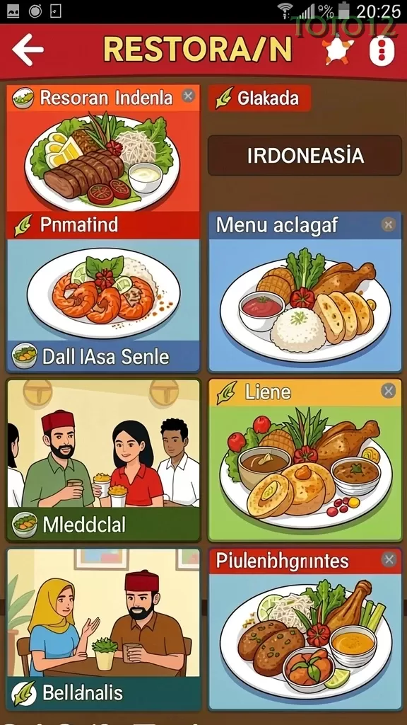 Cuplikan layar SEKARANG — aktivitas